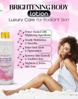 Brightening body lotion