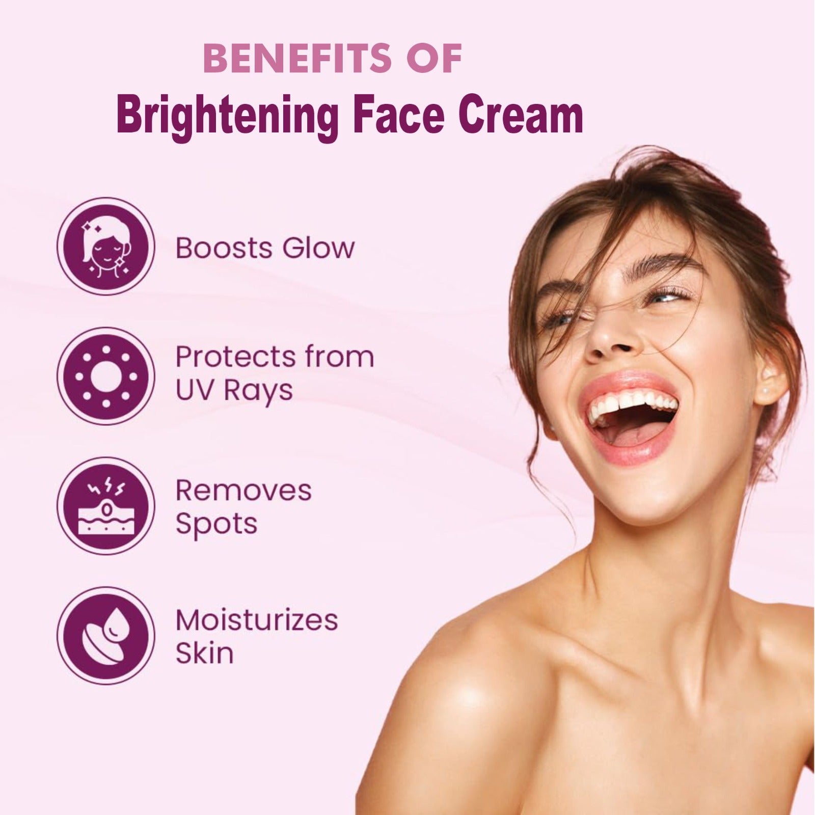 Brightening face cream