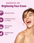 Brightening face cream