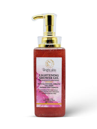 Lightening exfoliating shower gel