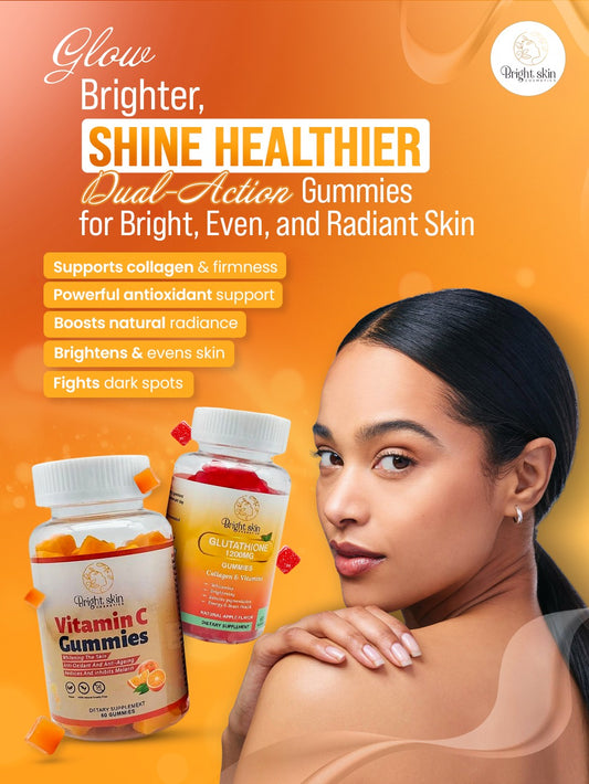 Lot "Duo éclatant" de gommes au collagène et à la vitamine C