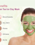 Bright Skin Organic Green Tea Ice Clay Mask